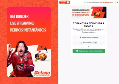 Registro Betano Chile